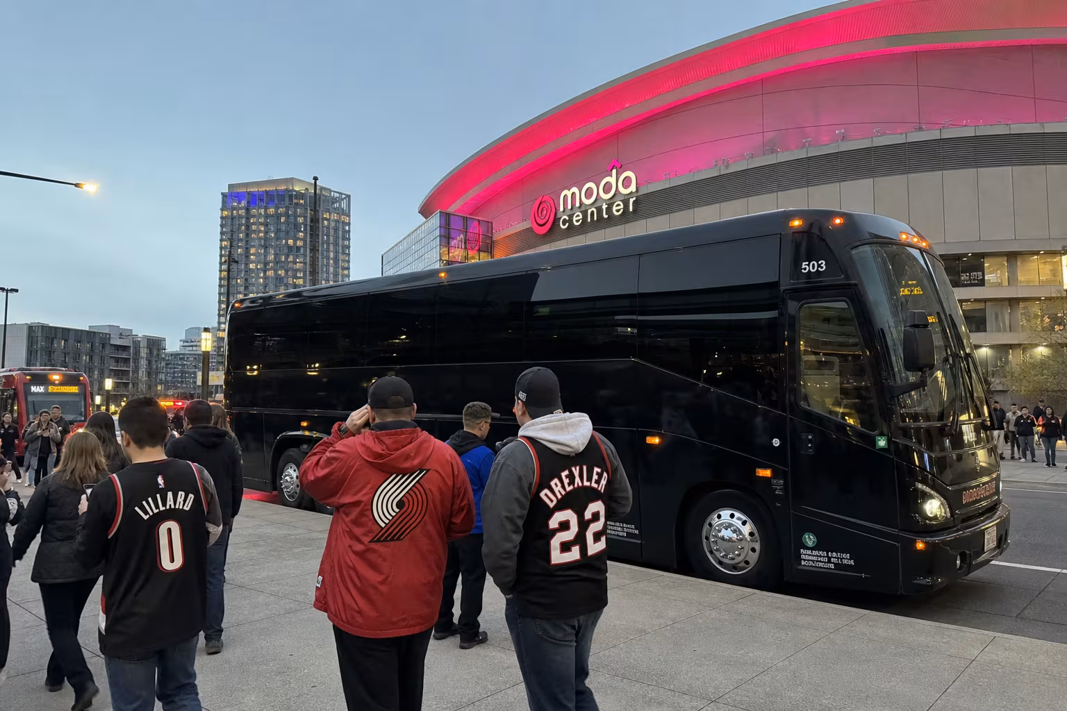 Rent a Bus to the Moda Center