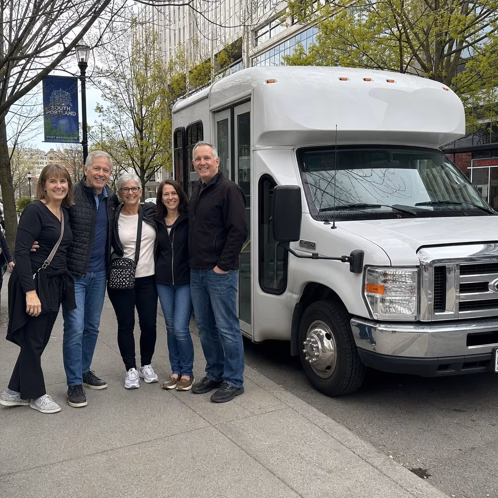 Portland wedding transportation group transportation