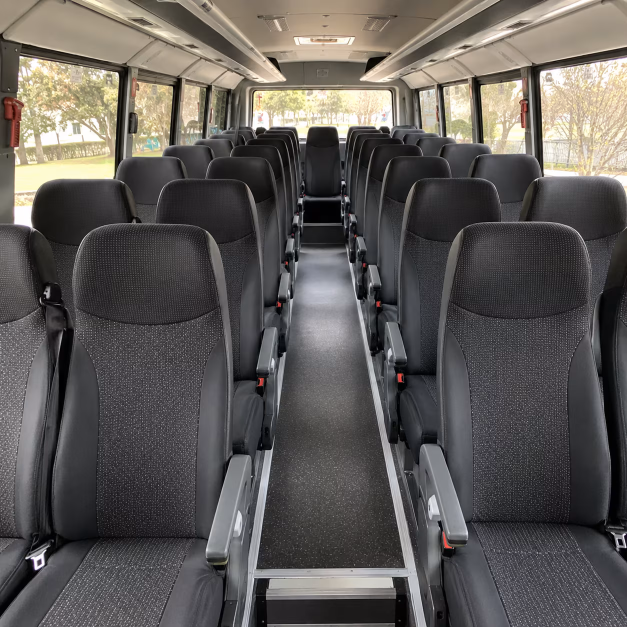Charter Bus Interior