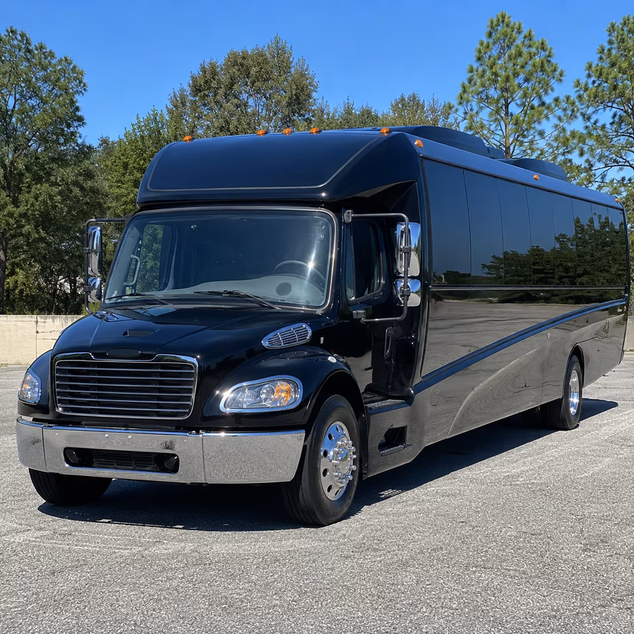 Portland Airport Shuttle & Transportation party bus exterior