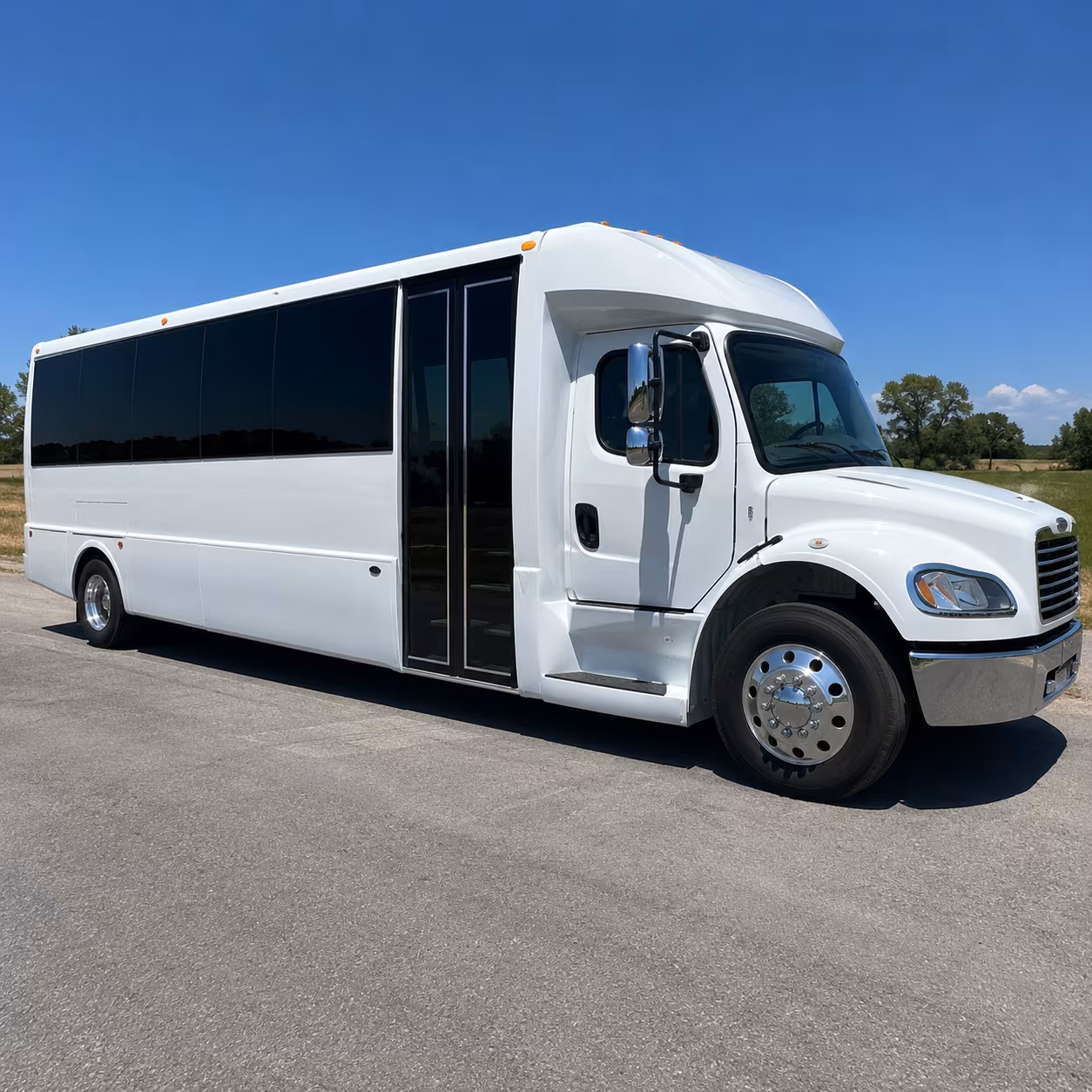Portland Airport Shuttle & Transportation party bus exterior