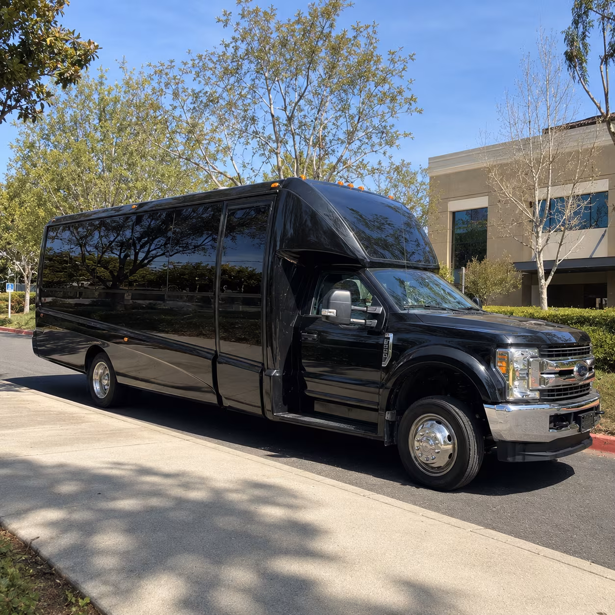 Portland Birthday, Sweet 16, & Quinceañera Transportation party bus exterior