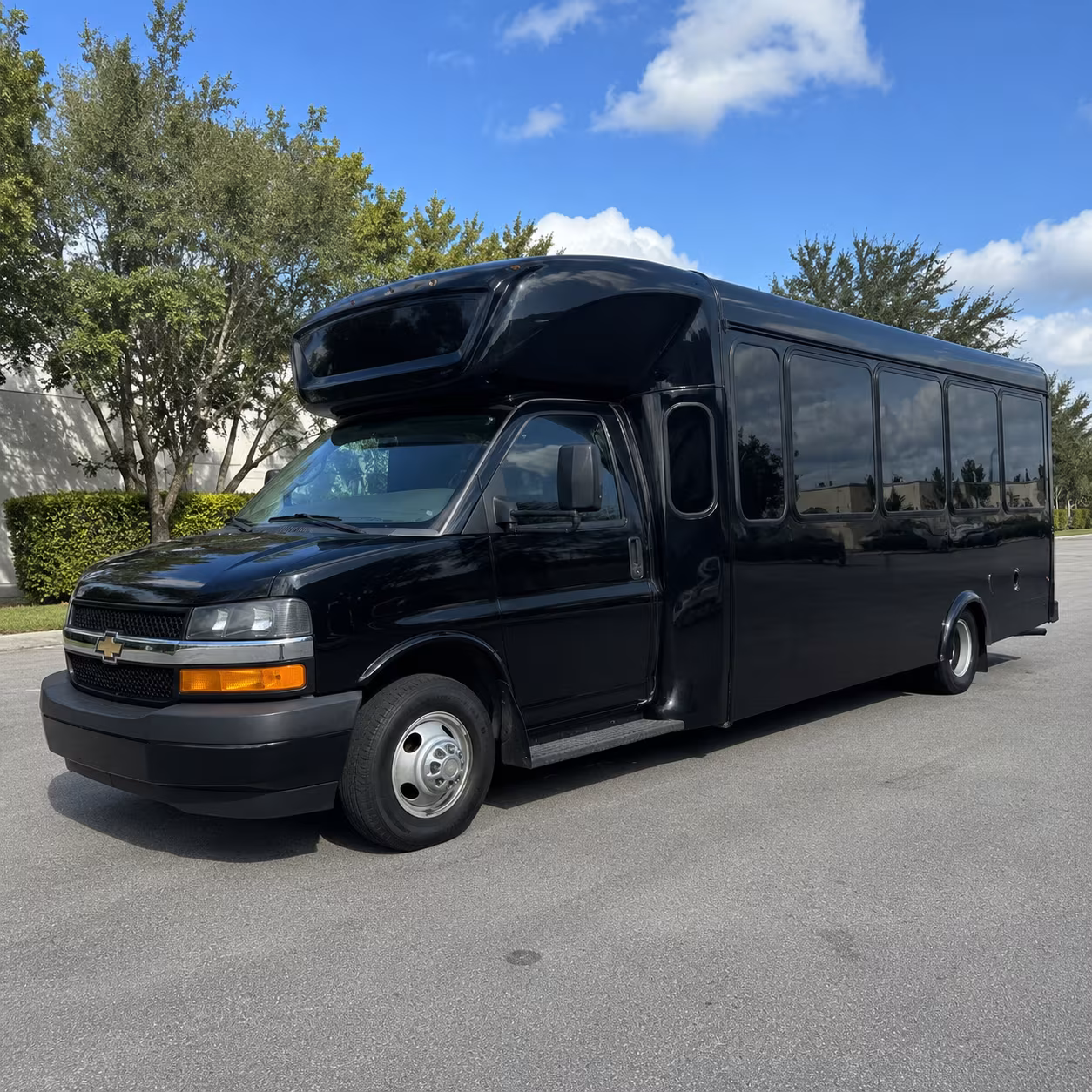 Portland Prom & Homecoming Transportation party bus exterior