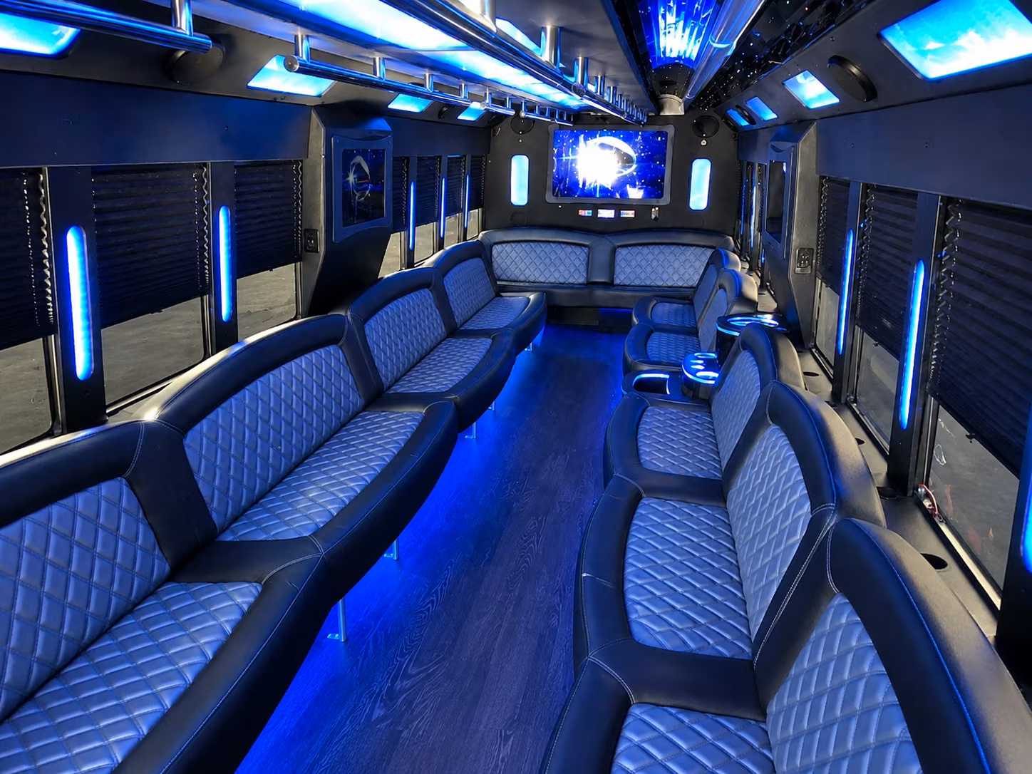 Portland Prom & Homecoming Transportation onboard seating