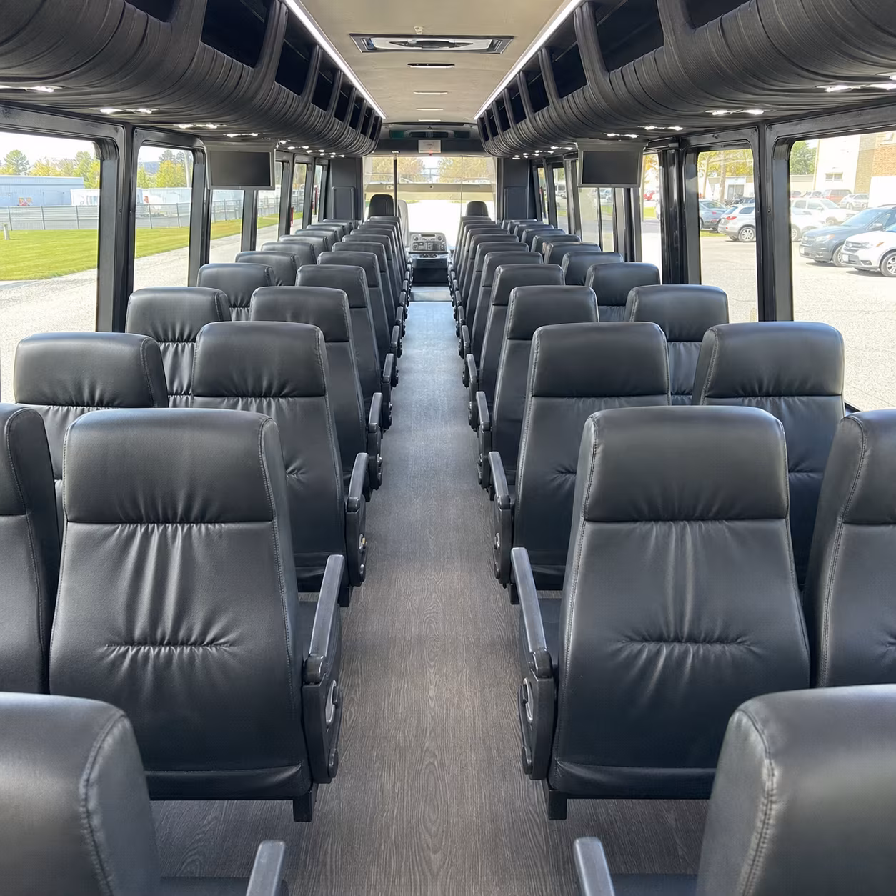 Portland School Event Transportation party bus exterior