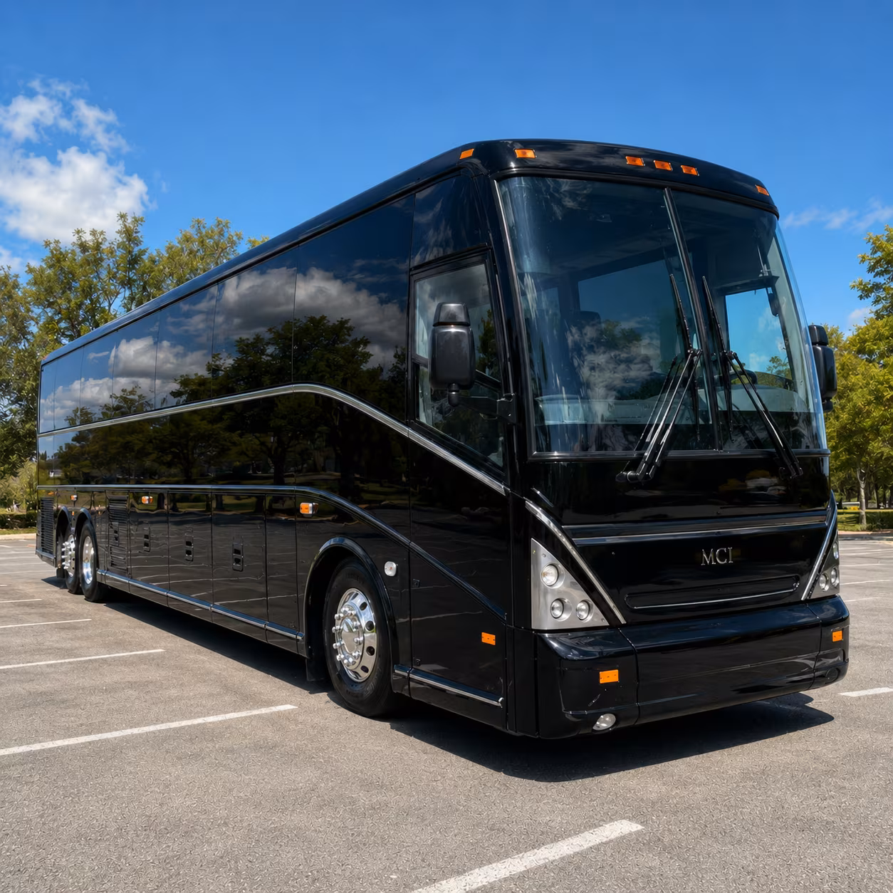 Portland School Event Transportation party bus interior