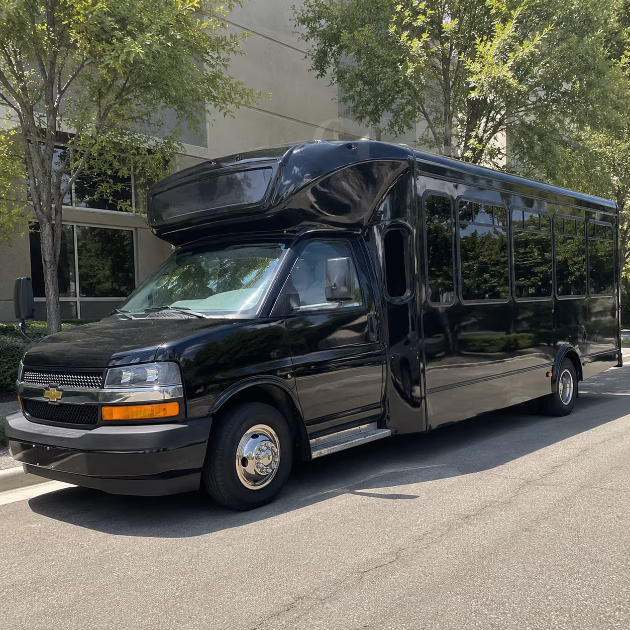 Portland Sporting Event Transportation party bus exterior