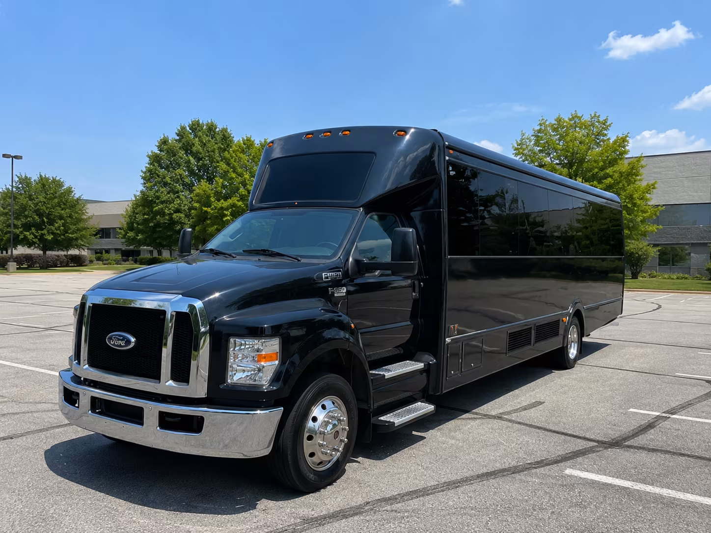 Portland Wedding Transportation party bus exterior